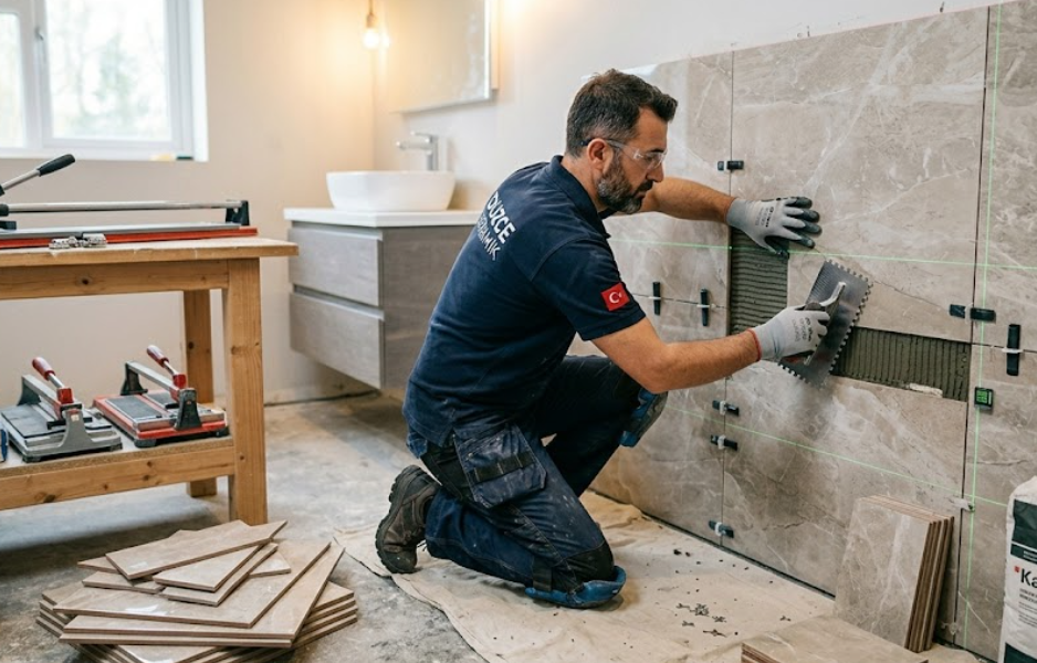 Fayans & Seramik - Rosa Dekorasyon